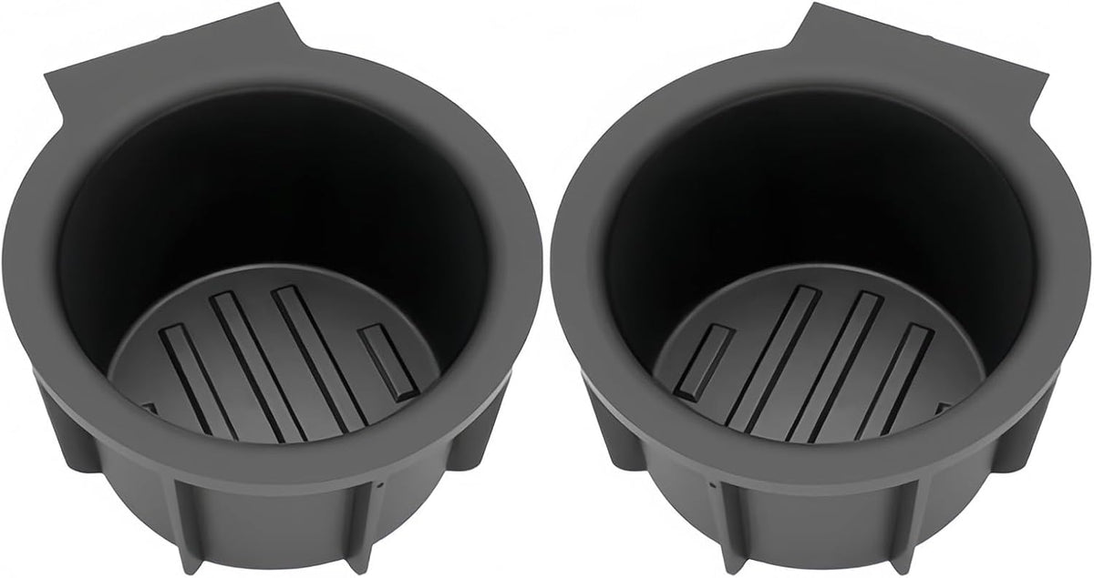 2Pcs Front Console Cup Holder Insert 9L3Z1513562CB for Ford F150 2009-2014