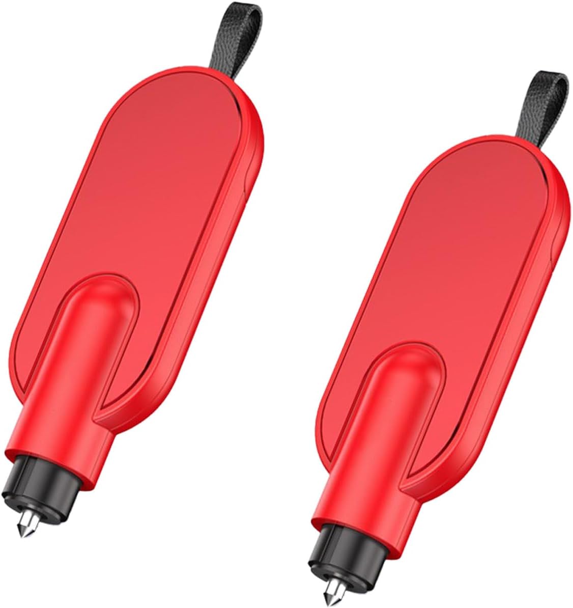 2026 Car Escape Tool - Emergency Window Breaker, Seatbelt Cutter & Safety Hammer, 2-Pack Vehicle Rescue Kit for Crash & Underwater Situations red