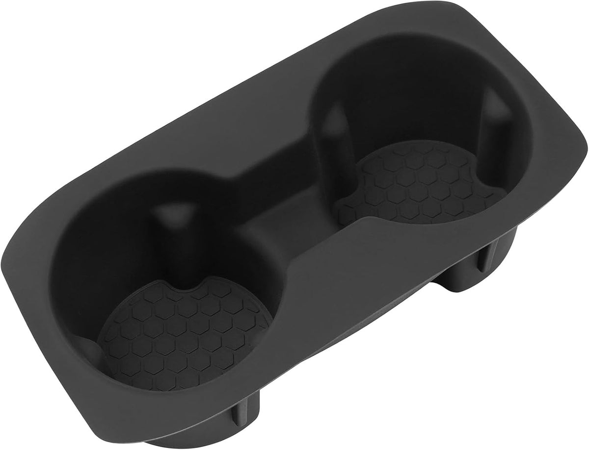 Hellet Car Cup Holder Compatible with Toyota 2003 2004 2005 2006 2007 2008 2009 4Runner Accessories Silicone Material OEM Style Inserts Center Console Organizer
