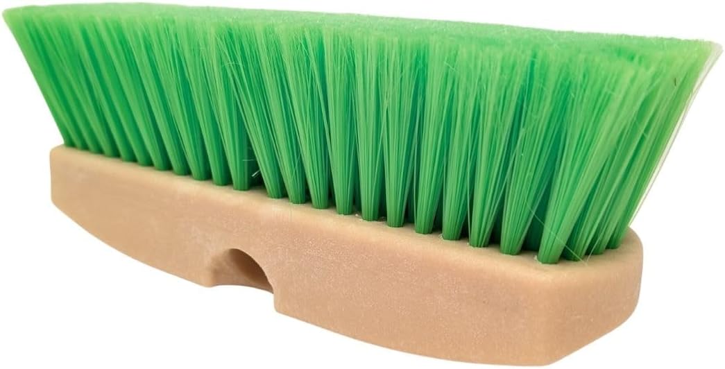 Teravan Green Flow Through Essential Flagged-End Brush Head, 10-Inch