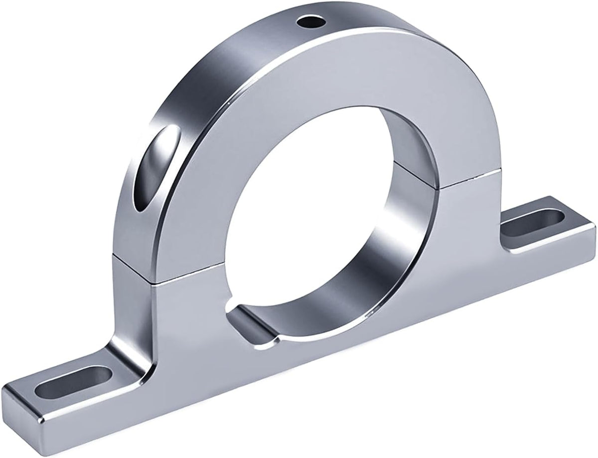2" Universal Steering Column Keyed No Drop Mount, Aluminum Alloy 2" Steering Column Underdash Mounts River Clamp for Most Common 2" Diameter Column Compatible with GM GMC Chevy Dodge Ford