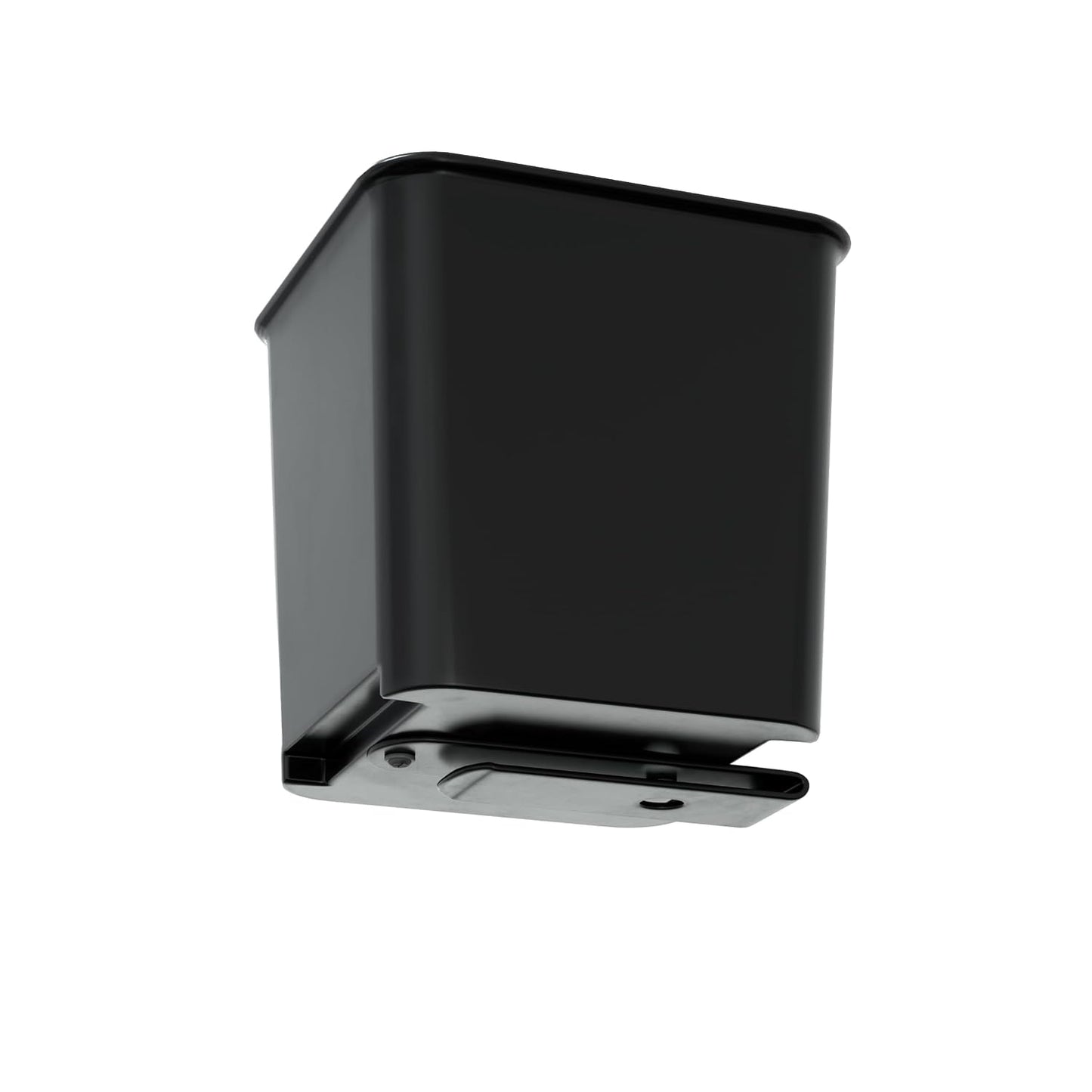 Car Trash Can Leakproof Mini Auto Organizers Storage Bin Container for Cars & Trucks with Floor Mat Clip Medium 2 Liters Capacity Black
