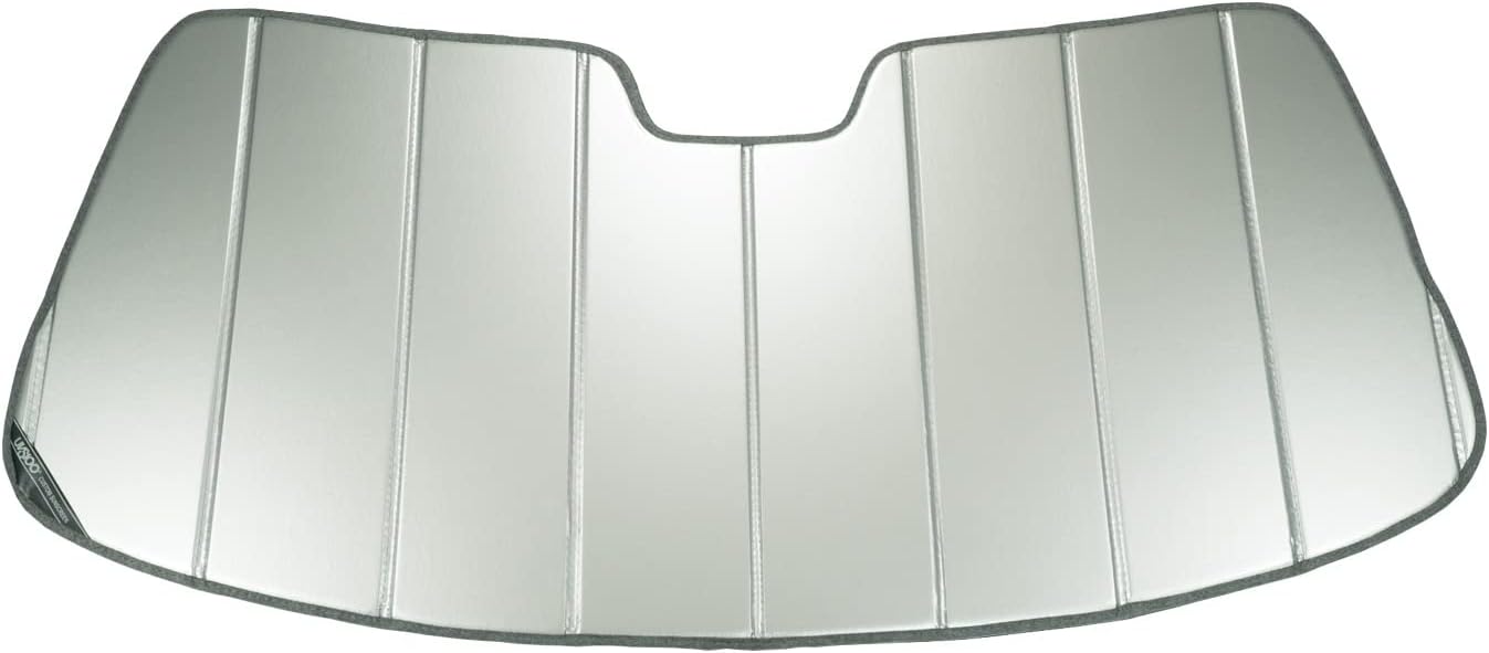 Covercraft UVS100 Custom Windshield Sunscreen for 2021-2026 Ford F-150 &amp; 2022-2026 F-150 Lightning Pro/STX/XLT - Silver