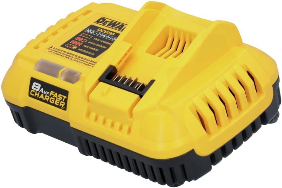 DEWALT DCB118R 20V MAX/60V MAX FLEXVOLT 8 Amp Fast Charger (Renewed)