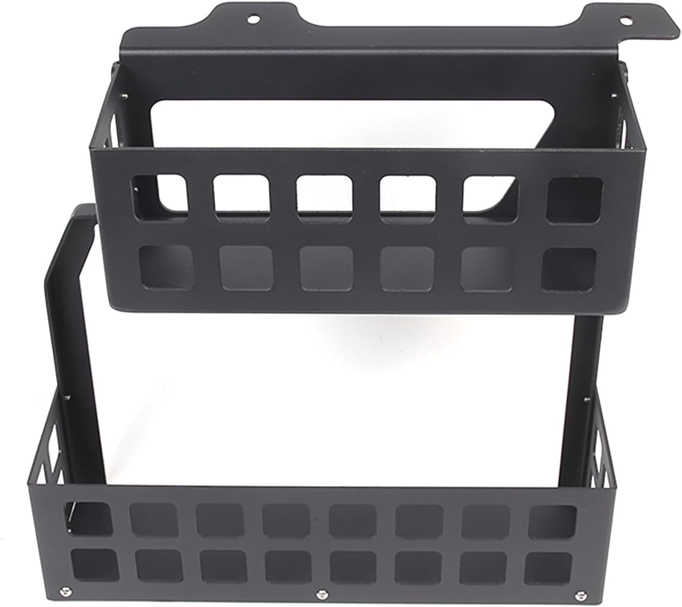 Trunk Right Organizer Compatible with Land Rover Defender 110 2020-2025 Aluminum Alloy Cargo Rack Modular Storage Box Shelf Trunk Right Side Organizer Storage Box Basket Accessories