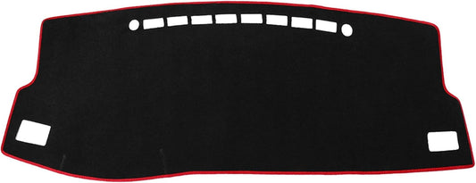X AUTOHAUX Car Dashboard Cover Nonslip Black Red for Toyota Corolla 14-18