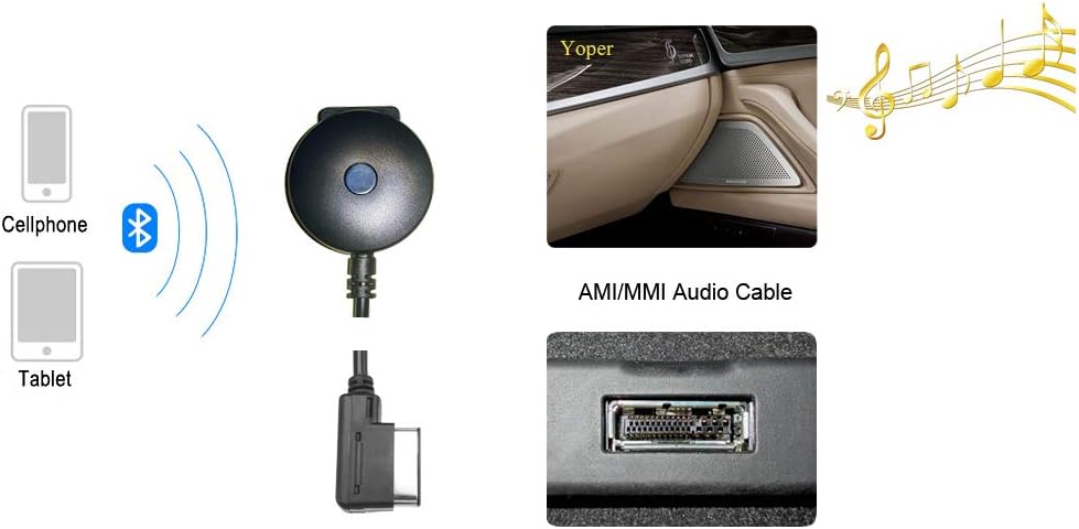 Yoper Bluetooth Kit for Mercedes-Benz MMI Car Interface Adapter