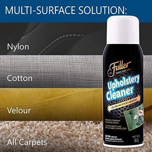 Fuller Brush Upholstery Cleaner – Foaming Multi-Surface Spray for Fabric, Carpet, Vinyl & Car Seats – Removes Stains & Odors Without Residue – Restores & Refreshes – 22 oz (Pack of 1)