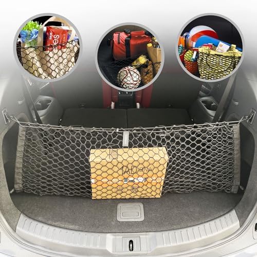 Envelope Style Trunk Mesh Cargo Net for Mazda CX-9 2007-2023 - Car Accessories - Premium Trunk Organizers and Storage - Cargo Net for SUV - Vehicle Carrier Organizer for Mazda CX-9