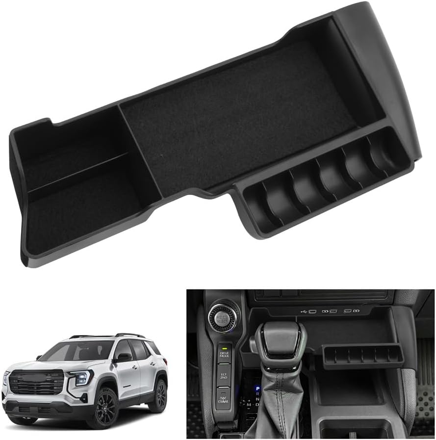 LUWU 2027 Land Cruiser Center Console Organizer - Compatible with 2024-2026 2027 Toyota Land Cruiser Accessories Under Screen Organizer Tray 2026 2027 LC250 Armrest Console Organizer