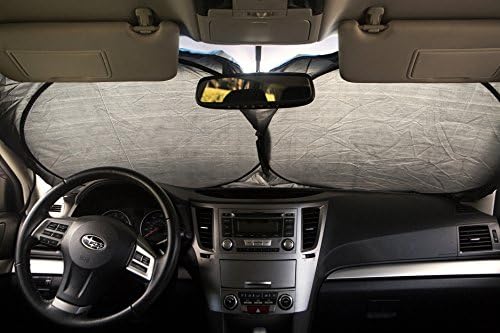 Extra Jumbo Car Windshield Sunshade (70.9" x 39.4"), Fits Extra Large Windshields in Minivans, Cars, Trucks