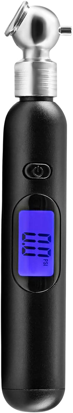 Digital Tire Pressure Gauge, 5-100PSI 4 Settings Auto Tire Check Pencil with Backlit LCD Display, Portable Air Pressure Gauge for Cars Trucks Motorcycles, Car Accessories