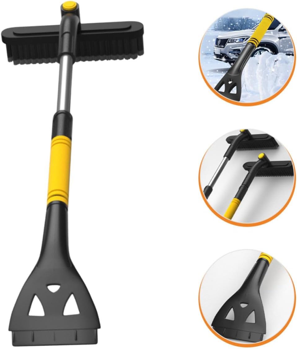 Car Snow Scraper and Brush Portable Multipurpose Ice Scraper