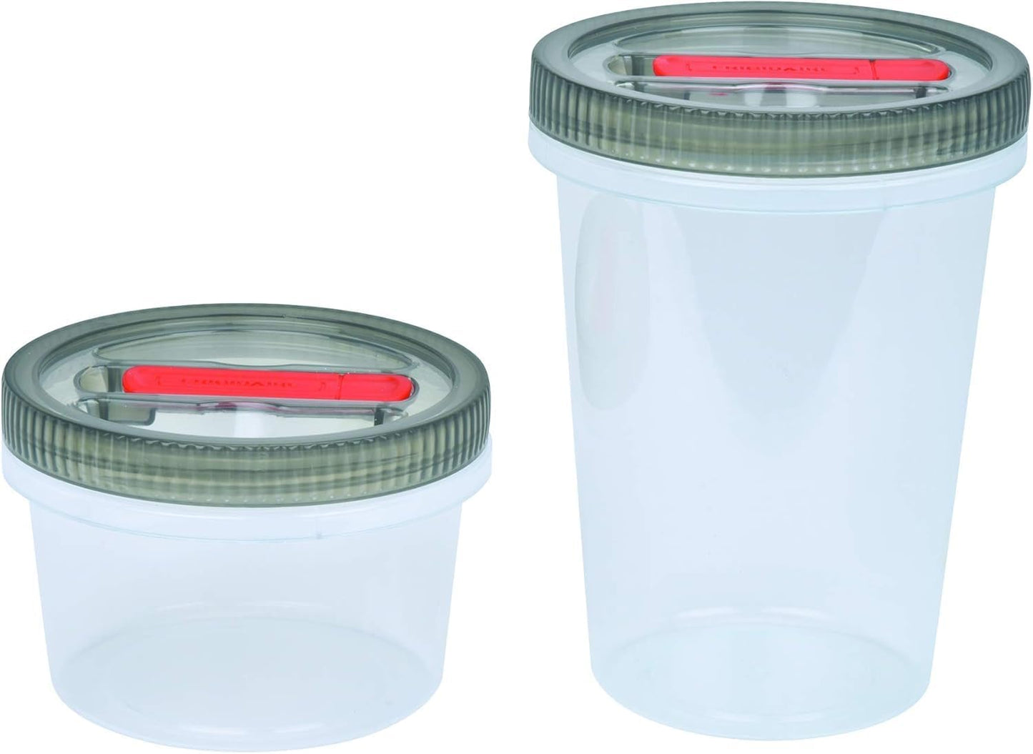 Twist Tight 25-Piece Set Airtight/Watertight/Vented Steam Release Lids/Plastic Food Storage Containers And Rotating Carry Storage Food Container Organizer Rack System
