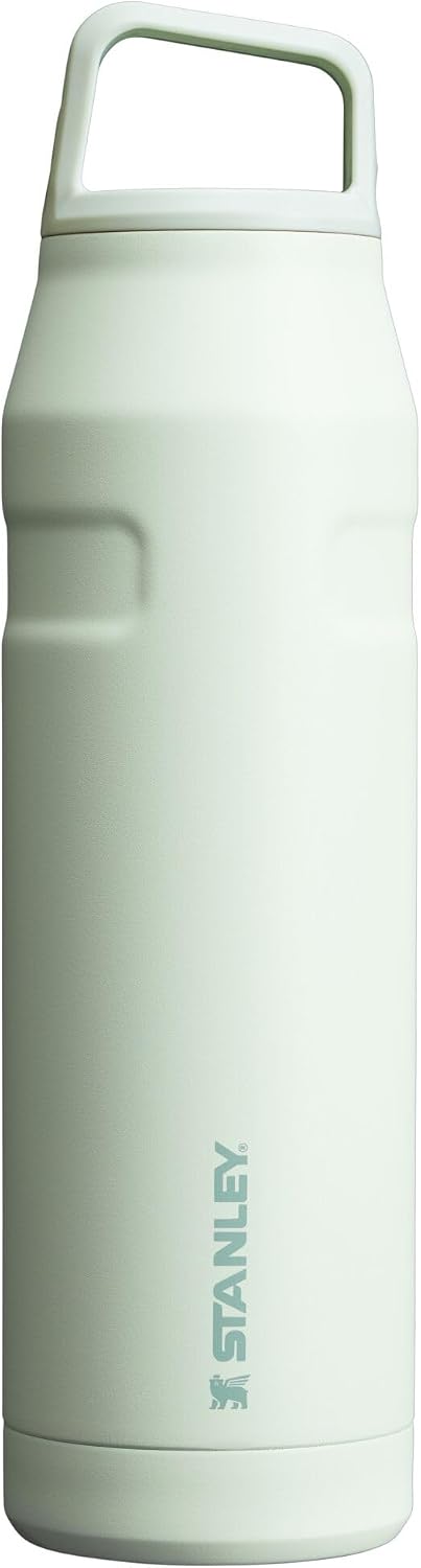 Stanley IceFlow Cap and Carry Water Bottle | Wide Mouth Twist Lid | Lightweight & Leakproof for Travel & Sports | Insulated Stainless Steel | BPA-Free