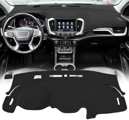 Dash Cover Mat Custom Fit for GMC Terrain (Black) K388