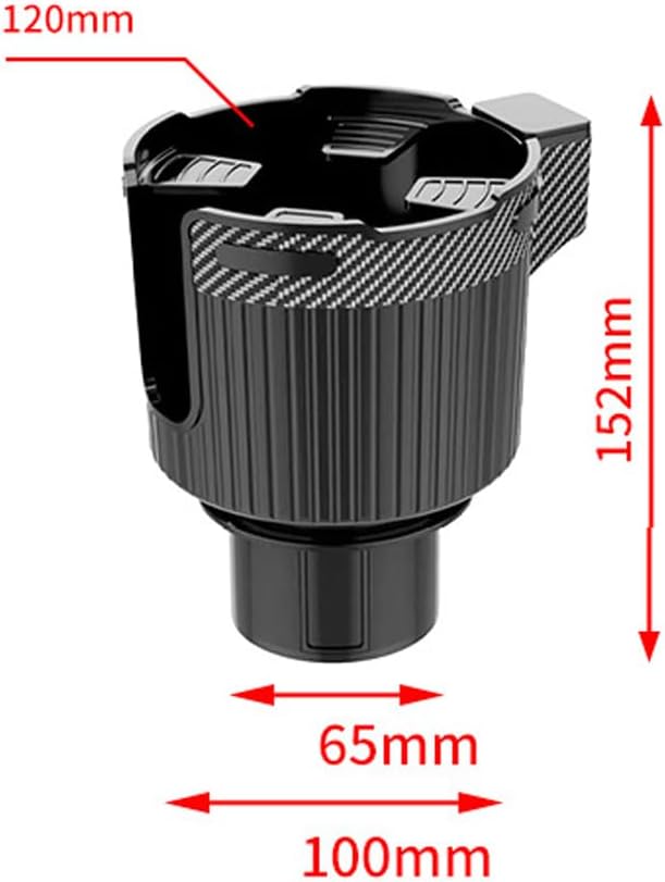 Car Cup Holder Expander, Car Cup Holder Expander Organizer, Coffee Drinks Bottle Holder Extender Adapter for Large Bottles Mugs