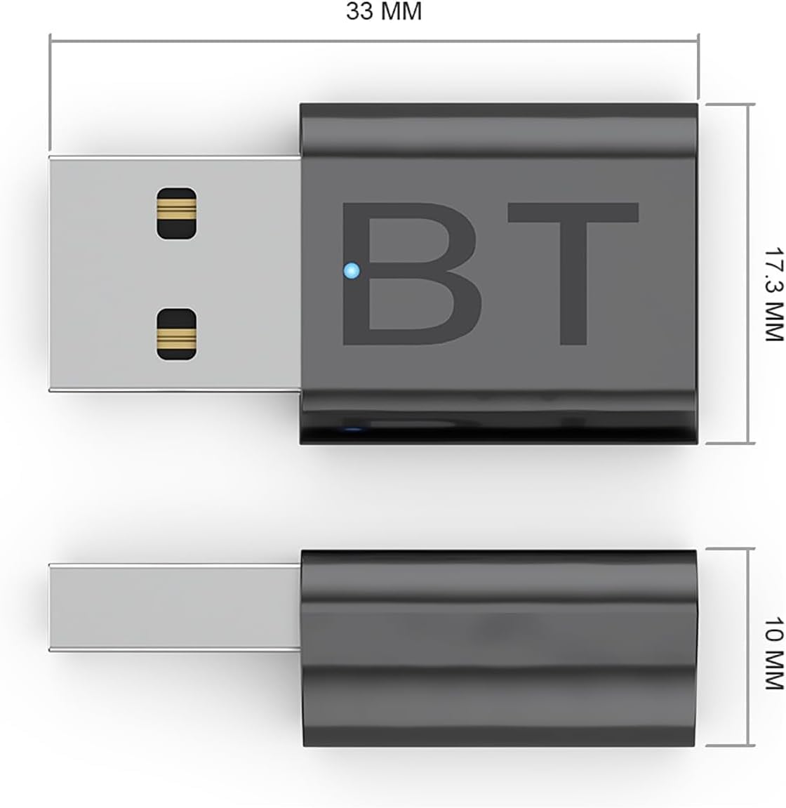 USB Bluetooth Car Kit,Mini 5.4 Bluetooth Receiver Adapter,2-in-1