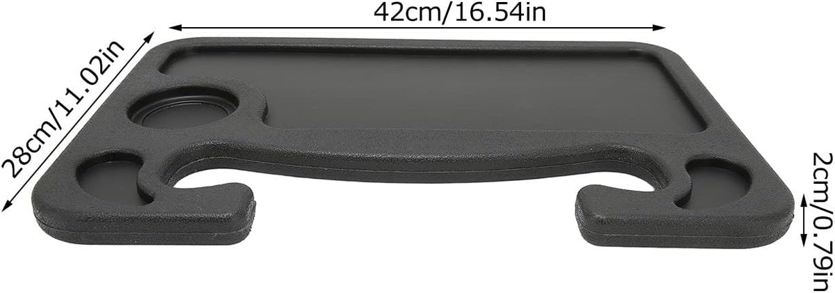 Car Steering Wheel Desk Food Eating Table for Car Steering Wheel Tray for Constant Travelers, Tablet Pad Notebook Car Travel Table, Multi Purpose Tray Fits Most Vehicles Steering Wheels