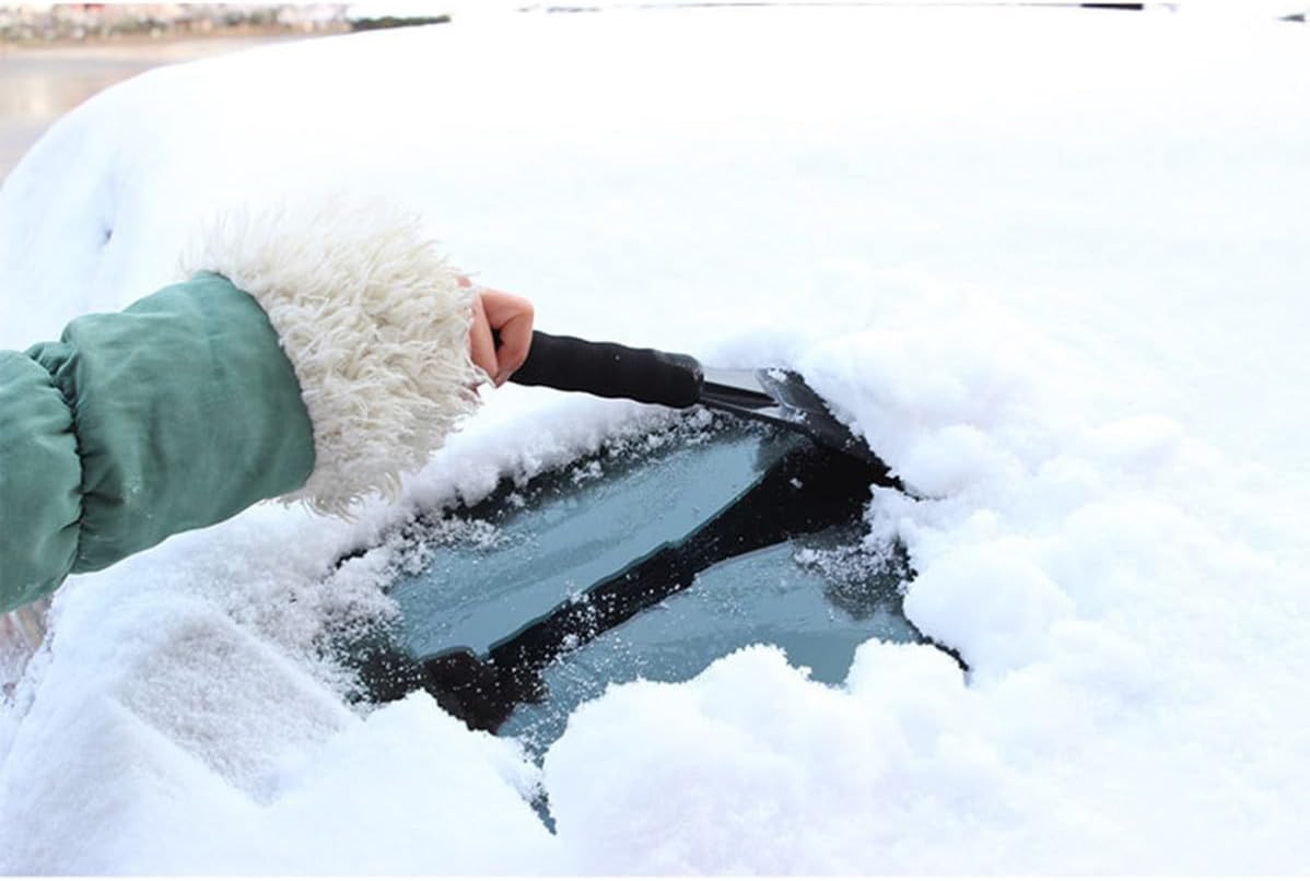 Heavy Duty Snow Ice Scraper for Car Windows, ABS Plastic