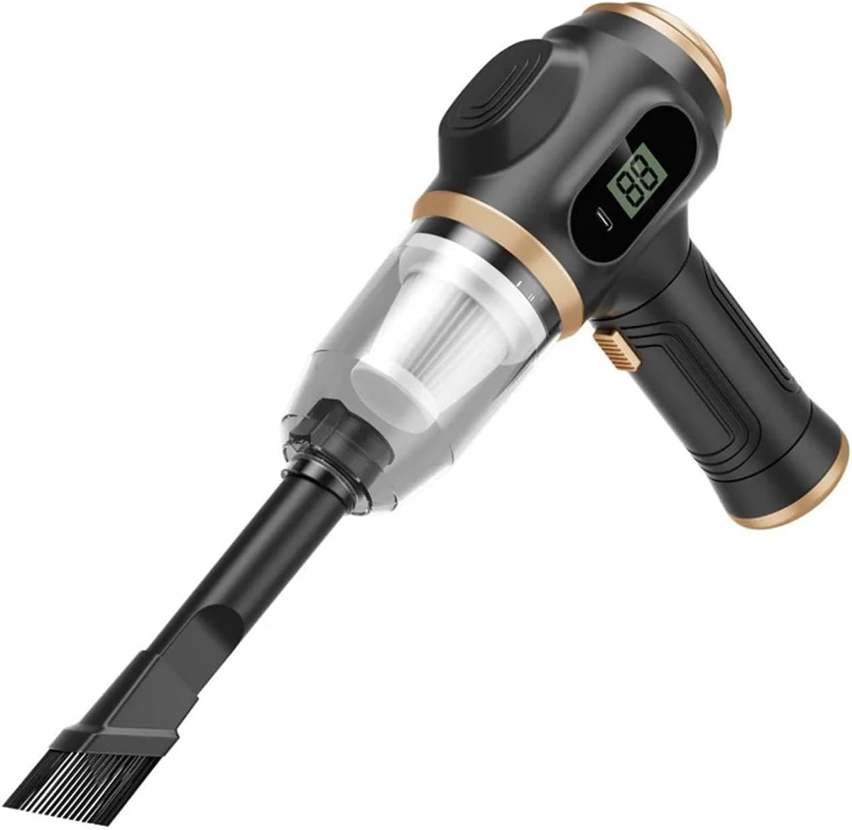 2-in-1 Car Vacuum Cleaner and Blower, High-Powered Suction for Cleaning Car Seats/mats/Trunk Dust, Portable