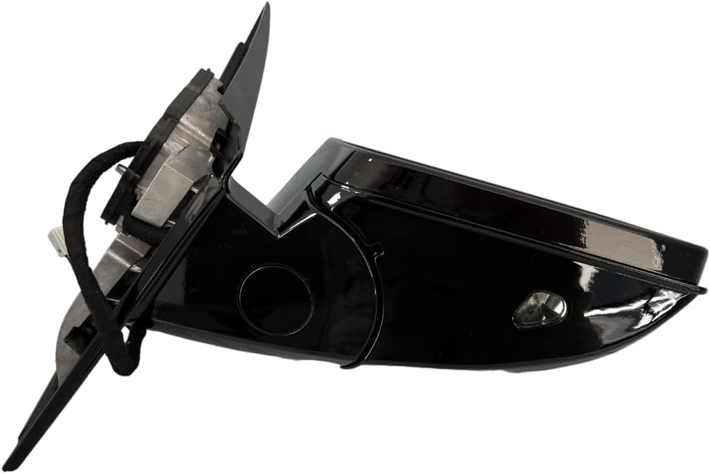 #86 8th Gear Black Right Passenger Side Mirror with Blind Spot Compatible with Mercedes E350 E400 E550 E63 AMG 2010 2011 2012 2013 2014 2015 2016 E 350 E 400 E 550 E 63