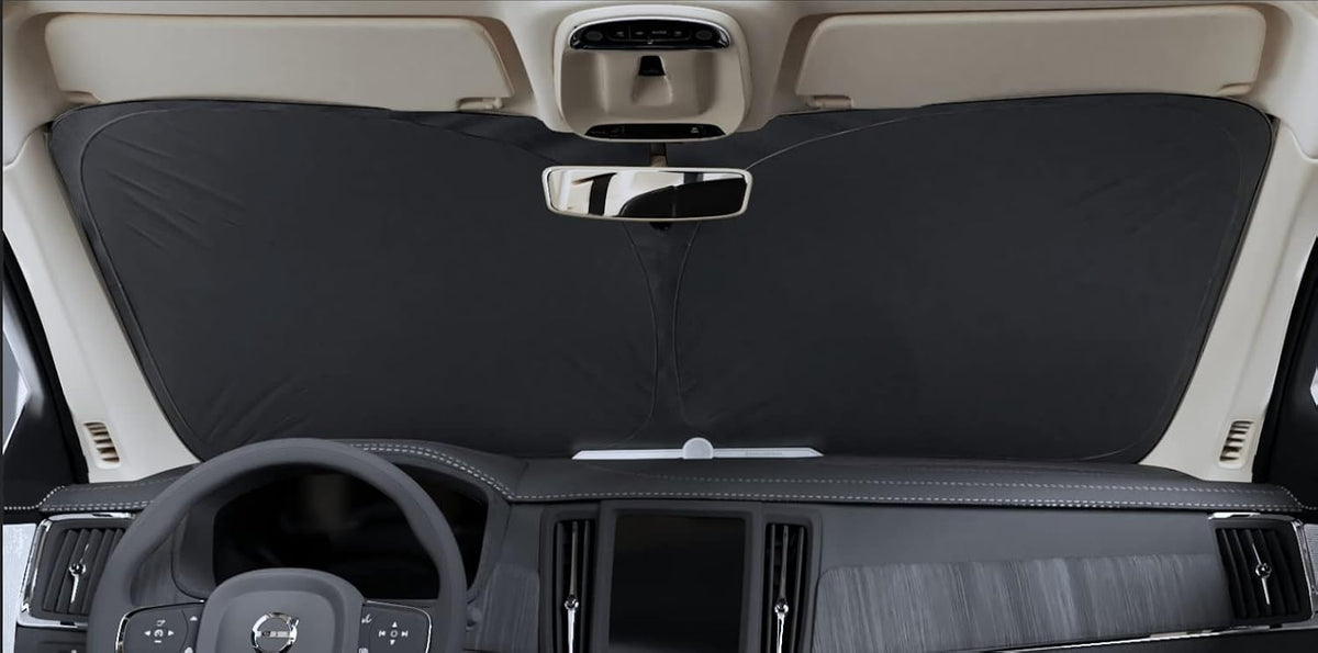 Autotech Park Foldable Sunshade Compatible with 2011-2015 Kia Sorento SUV, UV Reflective and Easy Storage, Custom-fit Car Windshield Sun Shade