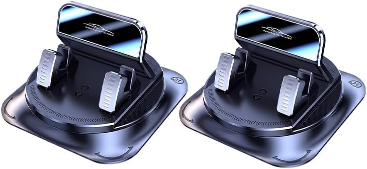 MENDED Car Phone Holder 360 Degree Rotation Dashboard Mount 2026, 2PCS