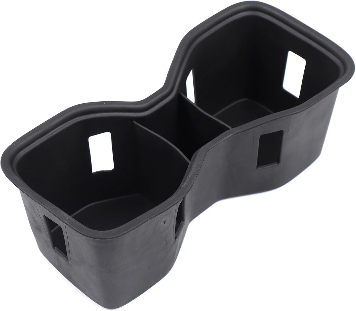Center Console Cup Holder Insert Compatible with Nissan Frontier 2022-2025,TPE Car Drink Cup Holder Expander Adapter Interior Accessories 1PCS (Black)