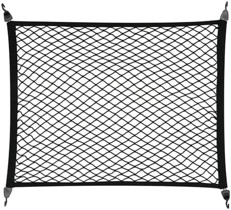 Cargo Net for SUV, Truck Bed Organizer, Cargo Storage Elastic Mesh Net Organizer with Hooks, Auto Accessories Adjustable Highly Elastic Storage Organizer Net for Most SUVs, Cars and Trucks