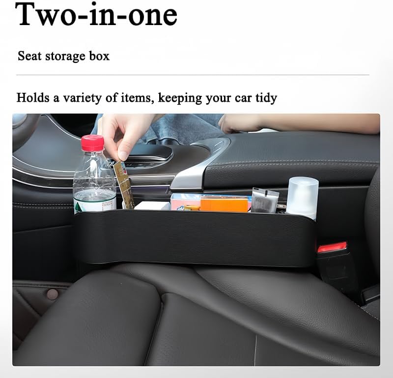2 in 1 Steering Wheel Desk Compatible with Tesla Model 3 S X Y S/X/3/Y, Multifunction Steering Wheel Tray Laptop Table Car Seat Organizer Auto Interior Accessories