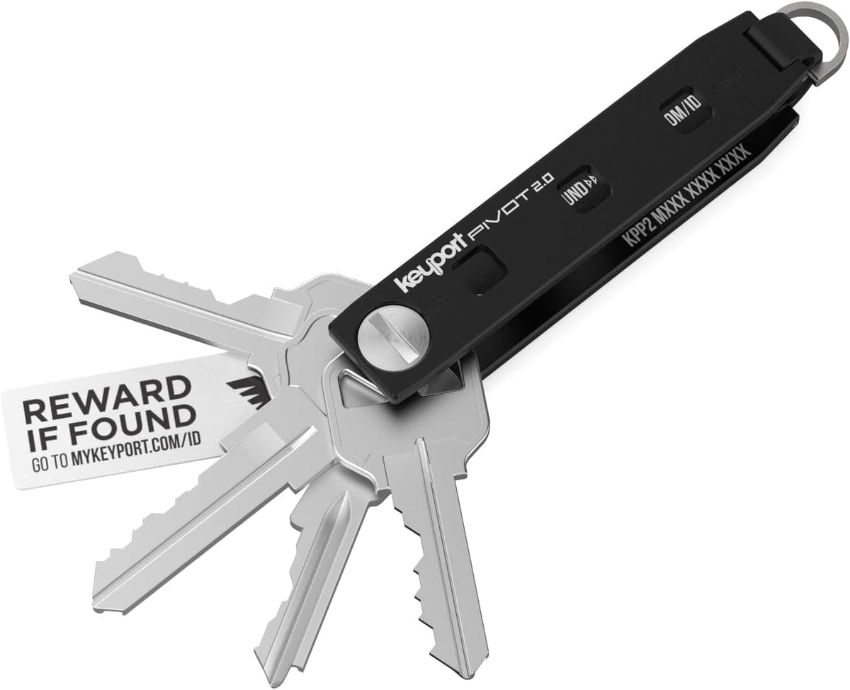 Keyport Pivot 2.0 Key Organizer - EDC Key Holder - Grade 5 Titanium