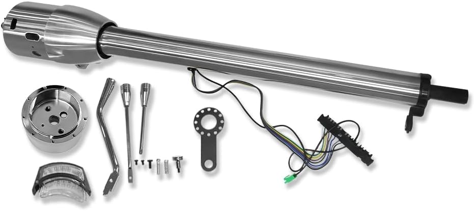 GM 32" Floor Shift Tilt Auto Steering Column Stainless Steel