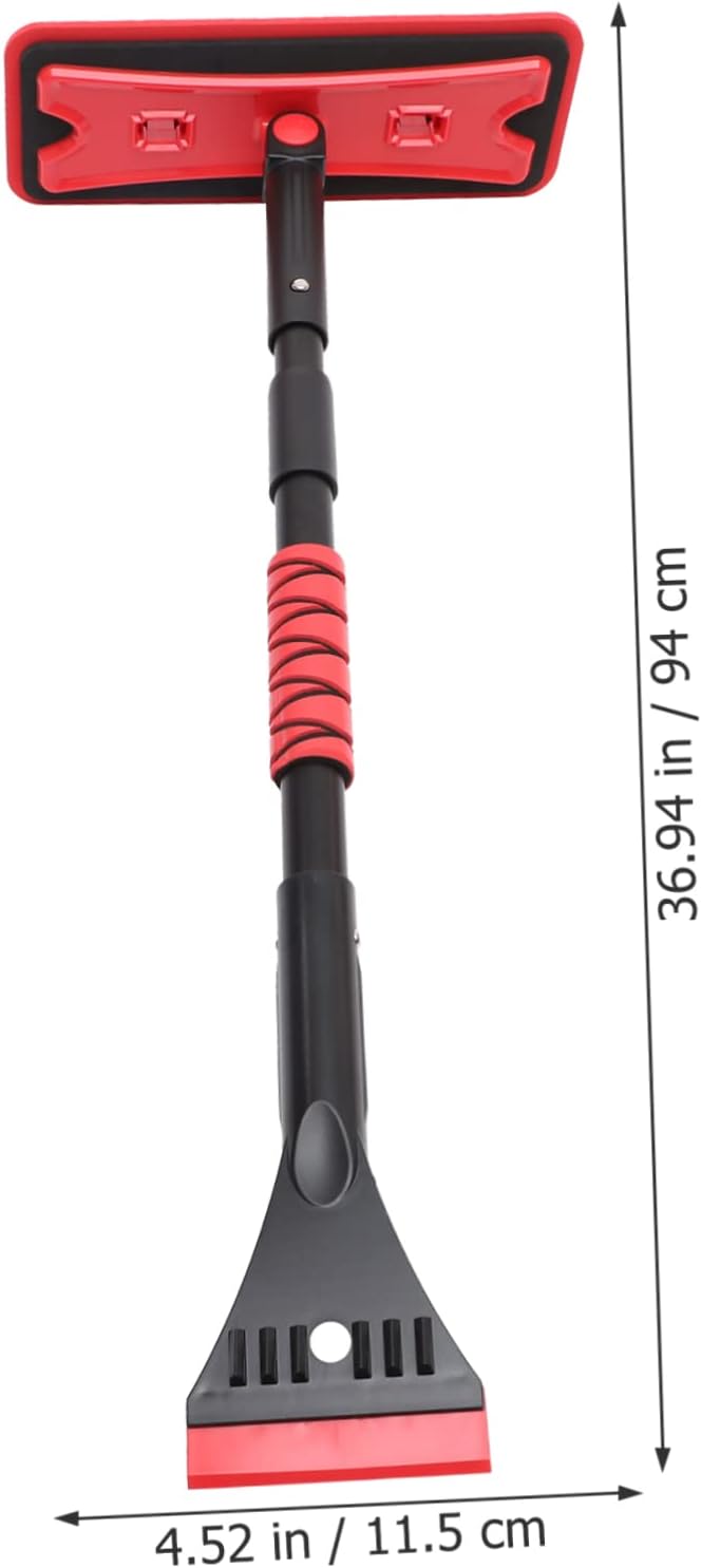 Hemoton Xmas Car Snow Scraper Tool with Ice Scraper, Extendable Snow Brush