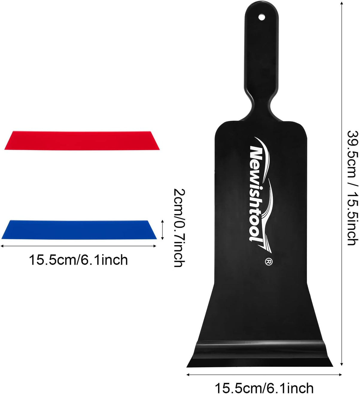 NEWISHTOOL Window Tint Tools Bulldozer Squeegee Water Blade Glass Tinting
