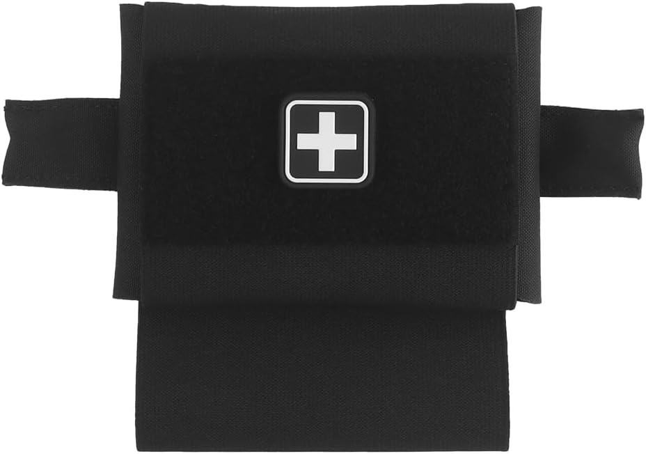 Tactical Micro Compact MED Pouch, Belt Trauma Kit Pack MOLLE Rapid Deployment First Aid Bag with Tourniquet Holder