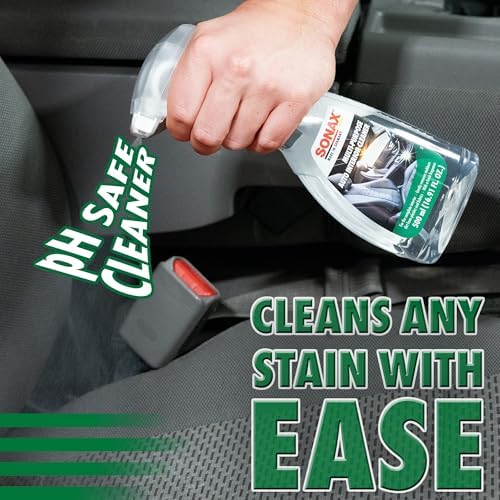 SONAX Multi-Purpose Interior Cleaner 321200 | Powerful Stain Remover & Deodorizer for Fabric, Upholstery, Carpet, Door Panels & Headliners | Eliminates Odors, Freshens Car, RV & Home Interiors | 500ml