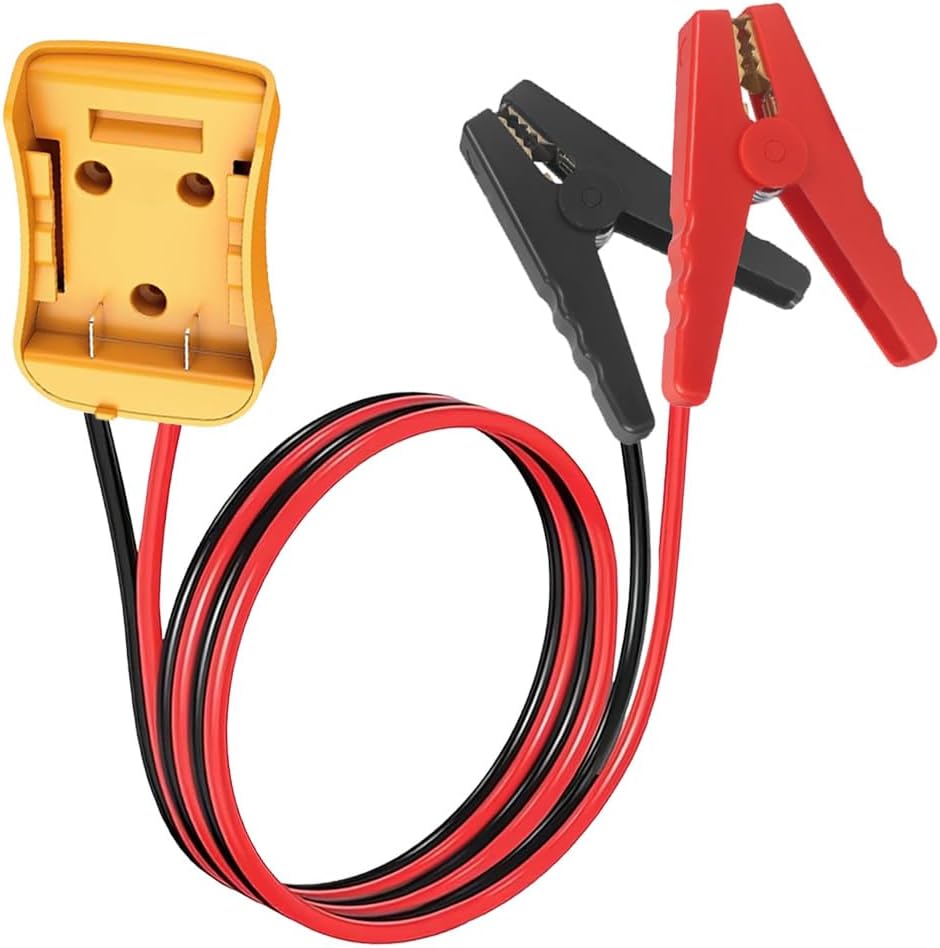 Jumper Cables Adapter Compatible with De.Walt 20V Batteries 1.25FT