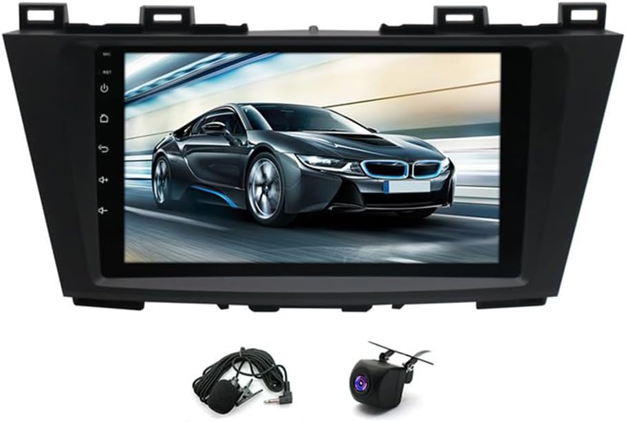 2G+32G Android 13 Car Stereo Radio Compatible for Mazda 5 2011-2013, 9inch Touchscreen with Wireless Carplay & Android Auto, WiFi, GPS, Mirror Link, FM/RDS, SWC + AHD Backup Camera, 2+32GB