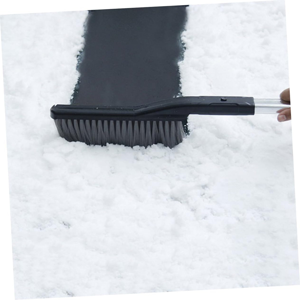 LIOOBO Car Snow Removal Tools Automotive Snow Brush Abs Brush Aluminum Handle Windshield Defroster