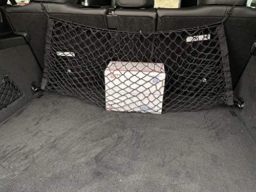 Envelope Style Automotive Elastic Trunk Mesh Cargo Net for Mercedes-Benz GLE W167 2020-2025 - Premium Trunk Organizers and Storage - Luggage Net for SUV - Best Car Organizer for Mercedes-Benz GLE