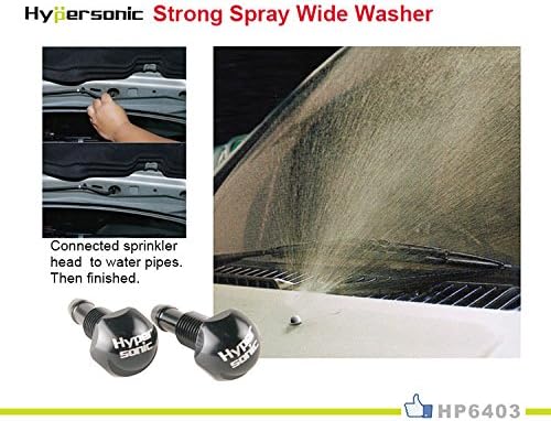 Hypersonic Universal Car Windshield Washer Sprayer 2Pcs Vehicle Nozzle