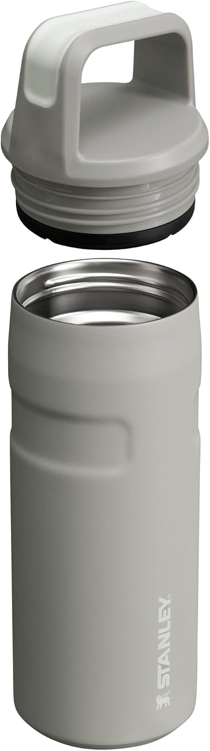 Stanley IceFlow Cap and Carry Water Bottle | Wide Mouth Twist Lid | Lightweight & Leakproof for Travel & Sports | Insulated Stainless Steel | BPA-Free