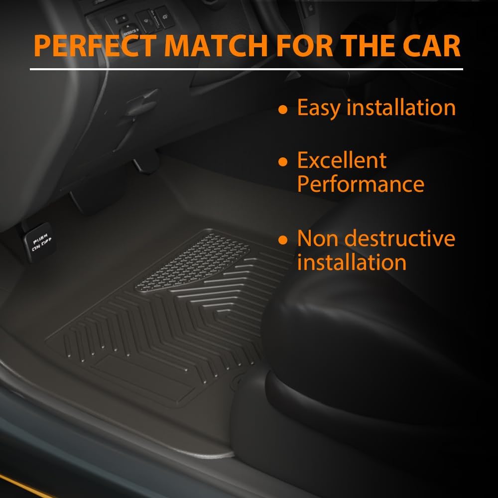 G-PLUS TPE Floor Mats Fit for Tesla Model 3 2017-2023