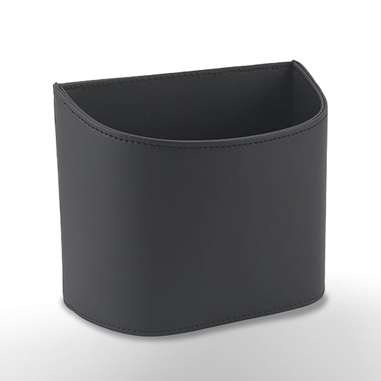 Small Car Trash Can,Cute Leakproof Car Trash Bin,Car Garbage Can Garbage Container Bin Hanging on the Door,Automotive Garbage Cans Organizer for Vehicle Back/Front Seat/Console (Black)