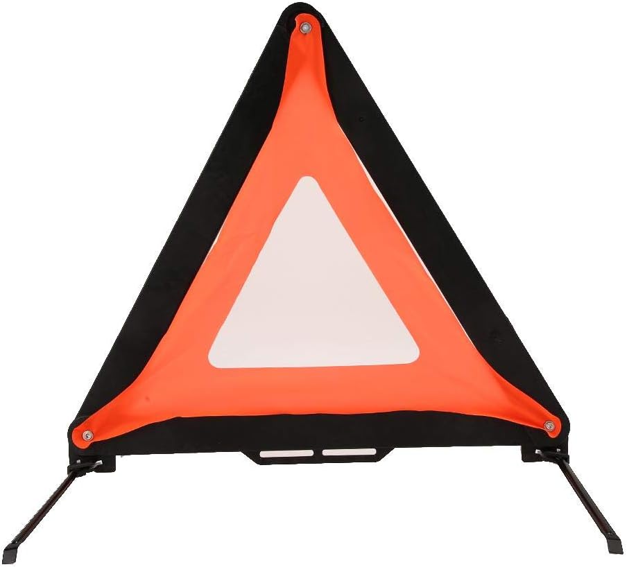 Triangular Road Safety Reflectors, Foldable Triple Warning Triangle Emergency Warning Triangle Reflector Safety Triangle Sign Vehicle Safety Parking Sign
