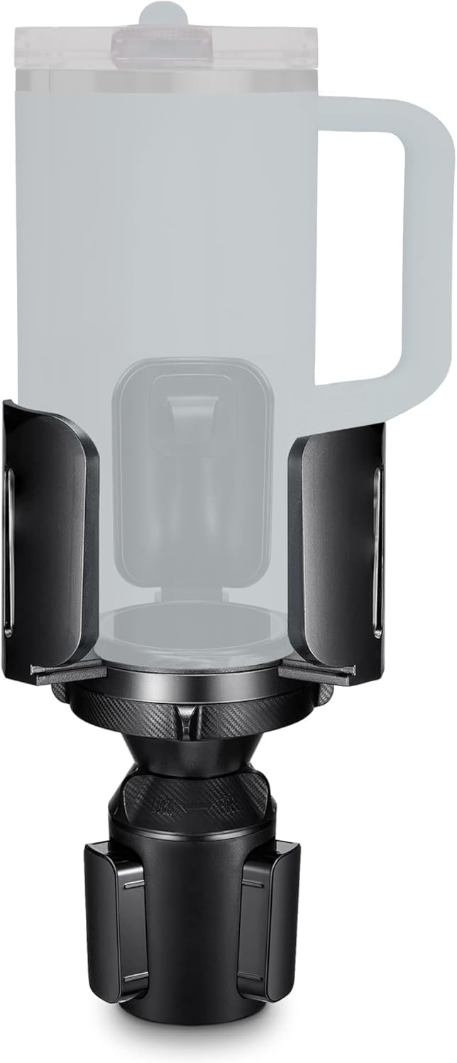 Adjustable Car Cup Holder Expander for Stanley Quencher, IceFlow, Cross Bottle, and Travel Mugs – Applicable for Most Tumblers and Mugs, Fits Most Car Cup Holders (2.3"–4.2"), Anti-Wobble Design