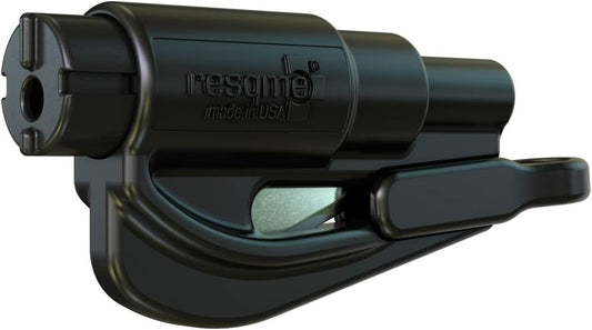 RESQME The Original Keychain Car Escape Tool, Made in USA, unisex-adult, (Black), Single Pack (01.100.01)