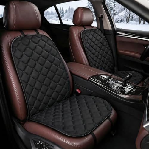 Car Seat Cushion for Comfort and Lumbar Support, Plush Fleece Universal Fit for Car Truck SUV