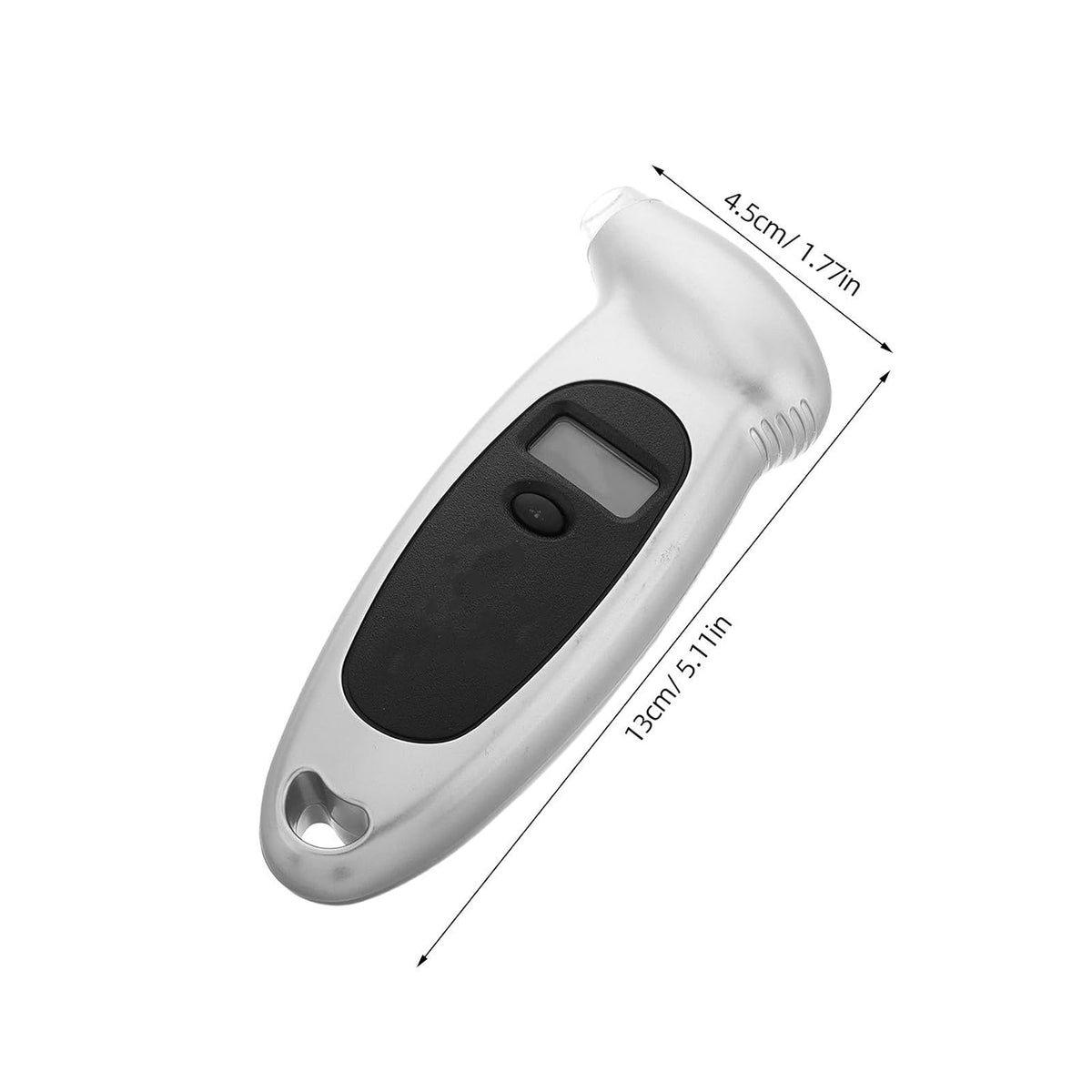 Generic Digital Tire Pressure Gauge with LCD Display Portable Car Tire Air Tester for Cars Convenient Plastic Body for On-the-go Driving